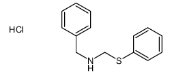 1-phenyl-N-(phenylsulfanylmethyl)methanamine,hydrochloride结构式