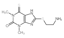 Theophylline, 8-(2-aminoethyl)thio-6-thio-结构式