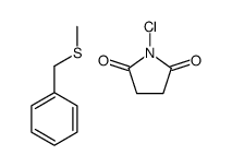 1-chloropyrrolidine-2,5-dione,methylsulfanylmethylbenzene Structure