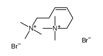 trimethyl-[(E)-6-(trimethylazaniumyl)hex-3-enyl]azanium,dibromide Structure
