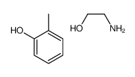 cresol, compound with 2-aminoethanol (1:1) structure