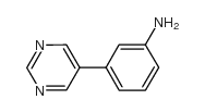 3-pyrimidin-5-ylaniline Structure