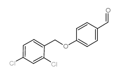 4-(2,4-二氯-苄氧基)-苯甲醛结构式