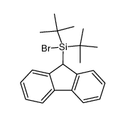 bromodi-tert-butyl(9H-fluoren-9-yl)silane结构式