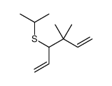 3,3-dimethyl-4-propan-2-ylsulfanylhexa-1,5-diene Structure
