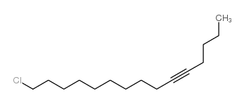 15-CHLORO-5-PENTADECYNE结构式