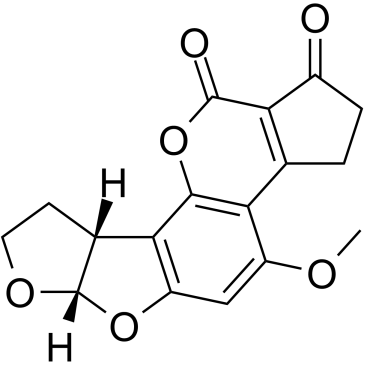 Aflatoxin B2 structure