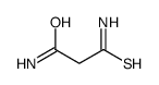 2-氨基甲酰基硫代乙酰胺结构式