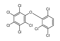 1,2,3,4,5-pentachloro-6-(2,3,6-trichlorophenoxy)benzene Structure