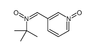 N-tert-butyl-1-(1-oxidopyridin-1-ium-3-yl)methanimine oxide Structure
