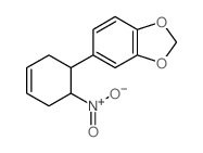 5-(6-nitro-1-cyclohex-3-enyl)benzo[1,3]dioxole Structure