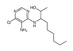 RAC ERYTHRO-3-(5-AMINO-6-CHLOROPYRIMIDIN-4-YLAMINO)-NONAN-2-OL Structure