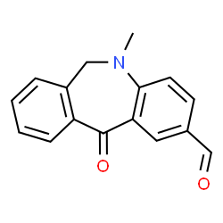 5,6-Dihydro-5-methyl-11-oxo-11H-dibenz[b,e]azepine-2-carbaldehyde结构式