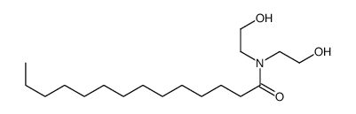 N,N-双(2-羟乙基)十四酰胺结构式