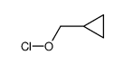 cyclopropylcarbinol hypochlorite Structure