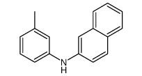 N-(3-methylphenyl)naphthalen-2-amine Structure