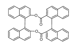(SS)-tetranaphtho[2,1-b:1,2-d:1,2-h:1,2-j][1,6]dioxacyclododeca-2,4,8,10-tetraene-7,12-dione Structure