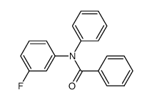 N-(3-fluorophenyl)-N-phenylbenzamide结构式