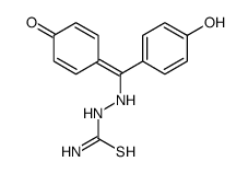 [[(4-hydroxyphenyl)-(4-oxocyclohexa-2,5-dien-1-ylidene)methyl]amino]thiourea Structure