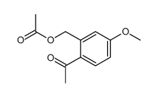 (2-acetyl-5-methoxyphenyl)methyl acetate结构式