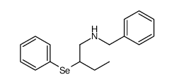 N-benzyl-2-phenylselanylbutan-1-amine Structure