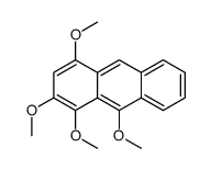 1,2,4,9-tetramethoxyanthracene Structure