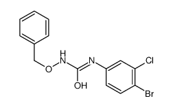 1-BENZYLOXY-3-(4-BROMO-3-CHLOROPHENYL)UREA Structure