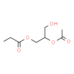 1,2,3-Propanetriol, acetate propanoate Structure