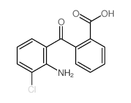Benzoic acid, o- (3-chloroanthraniloyl)-结构式