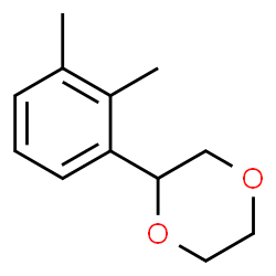 p-Dioxane,2,3-dimethylphenyl- (6CI) Structure