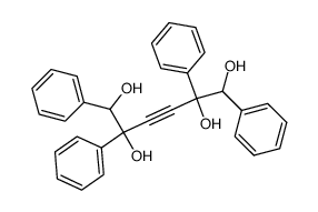 1,2,5,6-tetraphenyl-hex-3-yne-1,2,5,6-tetraol Structure