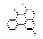 2,6-dichloro-benz[de]anthracen-7-one结构式