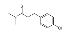 Hydrocinnamamide,p-chloro-N,N-dimethylthio- (4CI) Structure