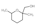 (2,6-dimethyloxan-2-yl)methanol结构式