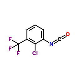 2-Chloro-1-isocyanato-3-(trifluoromethyl)benzene Structure