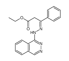 ethyl β-(1-phthalazinylhydrazino)benzenepropanoate结构式
