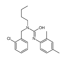 1-butyl-1-[(2-chlorophenyl)methyl]-3-(2,4-dimethylphenyl)urea结构式