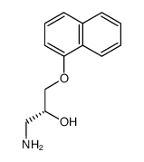 (+)-Desisopropylpropranolol Structure
