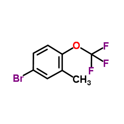 5-溴-2-(三氟甲氧基)甲苯结构式