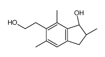 (1S,2R)-6-(2-hydroxyethyl)-2,5,7-trimethyl-2,3-dihydro-1H-inden-1-ol Structure