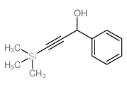 1-苯基-3-三甲基硅烷-2-丙炔-1-醇结构式