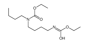 ethyl N-butyl-N-[4-(ethoxycarbonylamino)butyl]carbamate Structure
