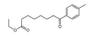 Ethyl 8-(4-methylphenyl)-8-oxooctanoate结构式
