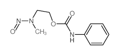 2-(methyl-nitroso-amino)ethyl N-phenylcarbamate结构式