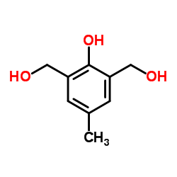 2-羟基-5-甲基间苯二甲醇结构式