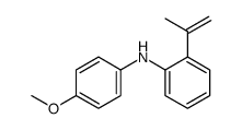 N-(4-methoxyphenyl)-2-prop-1-en-2-ylaniline Structure
