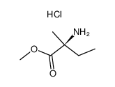 (S)-Methyl 2-amino-2-methylbutanoate hydrochloride Structure