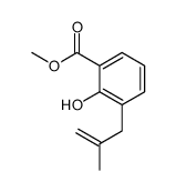methyl 2-hydroxy-3-(2-methylprop-2-enyl)benzoate结构式