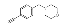 4-(4-ethynylbenzyl)morpholine Structure