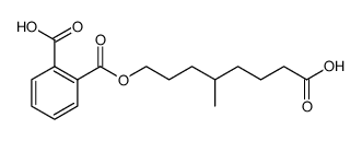 单(7-羧基-4-甲基庚基)邻苯二甲酸酯结构式